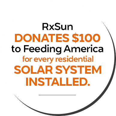 solar panel meals donation 100