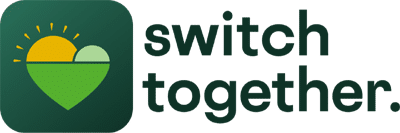 switch together logo in footer